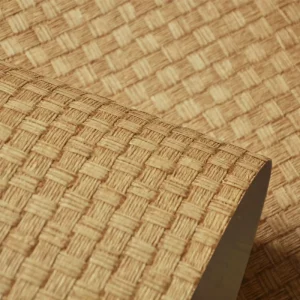 Hawaii Obacco Brown Natural Paper Woven for Walls Cover Living Room Bedroom TV Wall Wallpapers