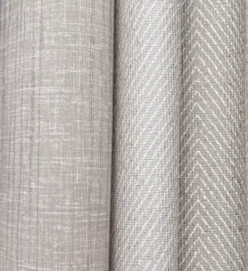 Heavy Duty 15oz Fireproof Vinyl Wallpaper Waterproof Commercial Wall Covering for Hotels Villas Hospital Projects