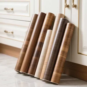 High Glossy Oak Board Texture Relief Background Mural Wood for Luxury Wallpapers for Living Room Furniture Tables