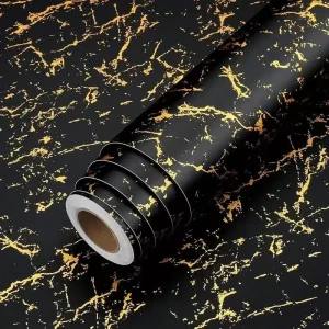 High Glossy Self Adhesive Gilding Marble Wallpaper Marble Contact Paper for Home Decoration