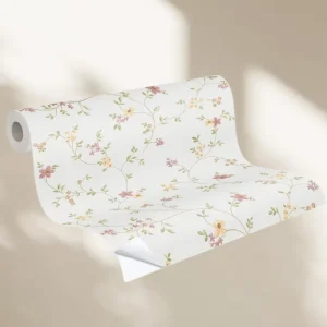 High Glossy Self Adhesive Modern Floral Wall Decoration Home Decor Waterproof Commercial Grade Wallpaper