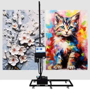 High-Precision Wall Mural Inkjet Printer XP600 Print Head for Custom Art Graphics Decorative Projects Prints on Flex Material