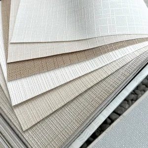 High Quality 15 oz PVC Vinyl Wallpaper Modern Wall Covering Durable for Hotel Villa Hospital Customized