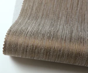 High Quality Brown Stripe Wallpaper Waterpaorf Vinyl Interior Decor for Commercial Place Geometric Silk Design for Restaurant