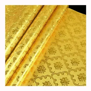 High Quality Buddha 3D Gold Damask Wallpaper Home Decoration Wallcovering