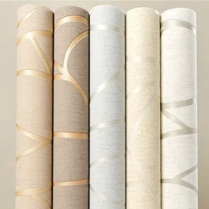 High Quality Modern 3D Non-Woven Waterproof Eco-Friendly Wallpaper Custom Colors for Living Room TV Background Wall Decoration