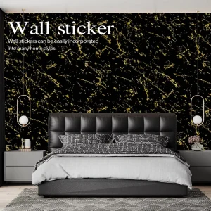 High Quality Modern Geometric 3D Wall Sticker Easy to Maintain Waterproof Wallpaper Rolls for Home Hotel Kitchen Bedroom