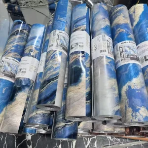 High Quality Modern Marble Design Foam Wallpaper 3D PVC Waterproof Foam Wall Stickers for Hotel Decoration