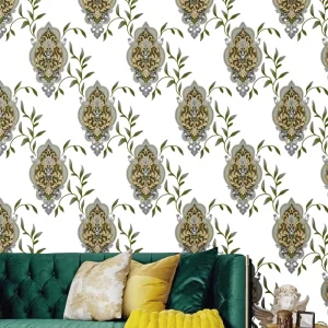 High Quality Modern Stripes & Plaid Waterproof 3D Embossed Decorative Wallpaper with Easy Installation