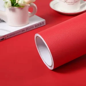 High Quality Plain Wallpaper PVC Decorative Cabinet Films Self-Adhesive Wallpaper for Background Steel Plate Decoration