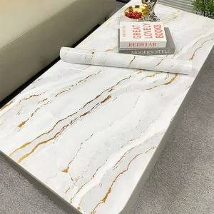 High Quality Self-adhesive Waterproof Marble Sticker PVC Thickened Peel and Stick Wallpaper for Home Bathroom