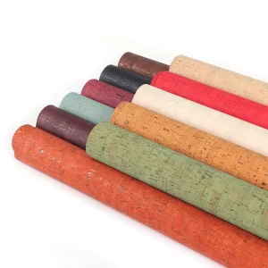 High Quality Soft Cork Natural Cork Fabric Thin Leather 9”x13” for Making Corks Shoes Sandal Notebook Bags