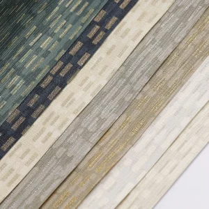 High Quality Traditional Fireproof Water-based Ink Woven Fabric Wallpaper Soundproof Heat-Insulating Hotels Retail Stores