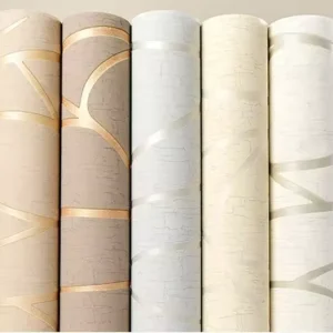 High Quality Wallpaper Modern 3D Non Woven Wallpaper Living Room TV Background Wall Wallpaper