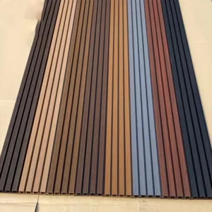 HighQuality Co extrusion WPC Wall Cladding Modern Fire Retardant Exterior Slat Fluted Panel Outdoor Interior Warehouse Dining