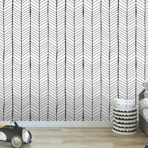 Home DIY Striped Modern Geometric Removable Self Adhesive Geometric Living Room Wallpaper Peel and Stick Fabric Wallpaper