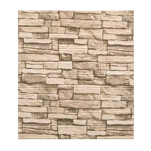 Home Decor 3D Wood Grain Wall Paper Brick Stone Wallpaper Indoor Wall Sticker for Home Decoration Wall Sticker