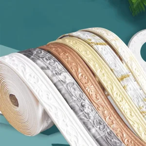 Home Decor Hotel 3D Waterproof Self Adhesive Foam Wall Panel 8mm Thickness Geometric Modern Design Soundproof