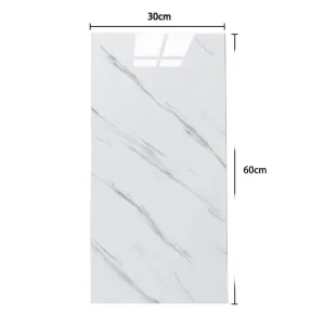 Home Decor Mable UV PVC Self Adhesive Wall Sticker for Living Room Kitchen Bathroom Wallpaper