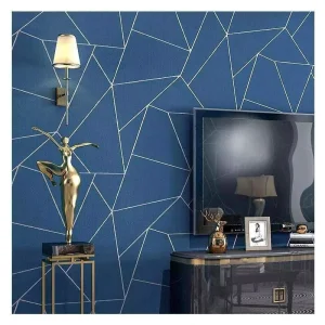 Home Decor Wall Treatments Wall Covering TV Background Bedroom Living Room Wall Paper Geometric 3d Wallpapers Extra Thick