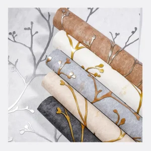 Home Decor Wallpaper Wallcovering 3D Home Decoration Vinyl Wallpaper Wall Paper China Factory Supply Wallpaper