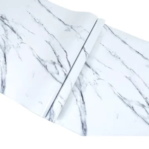 Home Decoration 3D Foam Self Adhesive PVC Vinyl Peel and Stick Washable Wallpaper Sticker Roll Textured Marble Style for Room