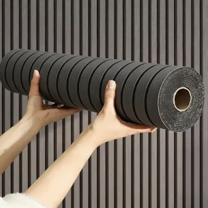 Home Decoration 3D Self Adhesive Peel and Stick Fluted Wallpaper for Walls