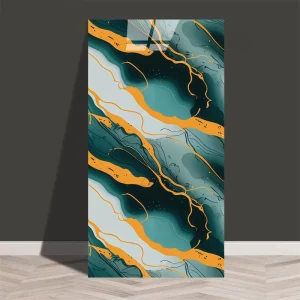 Home Decoration Glossy Vinyl Foam 3D PVC Marble Tiles Wall Sticker Peel and Stick Wallpaper Wall Papers