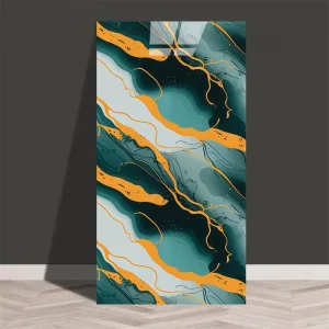 Home Decoration Glossy Vinyl Foam 3D PVC Marble Tiles Wall Sticker Peel and Stick Wallpaper Wall Papers