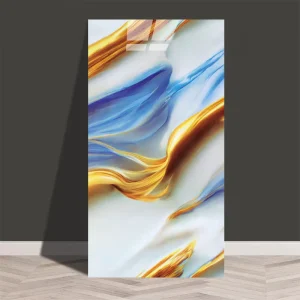 Home Decoration Glossy Vinyl Foam 3D PVC Marble Tiles Wall Sticker Peel and Stick Wallpaper Wall Papers