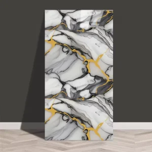 Home Decoration Glossy Vinyl Foam 3d Pvc Marble Tiles Wall Sticker Peel and Stick Wallpaper Wall Papers