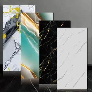Home Decoration Glossy Vinyl Foam 3d Pvc Marble Tiles Wall Sticker Peel and Stick Wallpaper Wall Papers