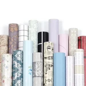 Home Decoration Wall Paper Self Adhesive Film Oil proof PVC Self Adhesive Film