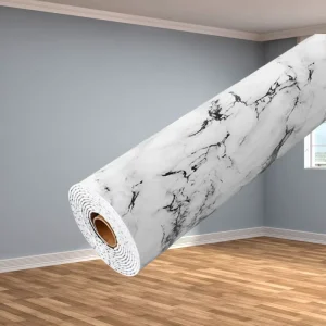 Home Decoration Wallpaper Roll Background Wall Ceiling Thicken Self Adhesive 3D Foam PVC Wallpaper Marble Wall Sticker