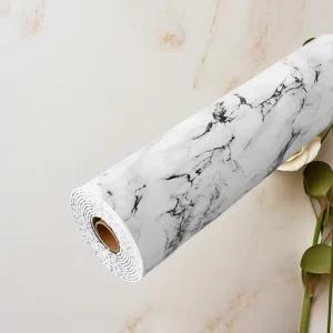 Home Decoration Wallpaper Roll Background Wall Ceiling Thicken UV Marble Sheet Self Adhesive Roll