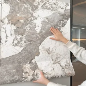 Home Decoration Waterproof Peel Stick PVC Vinyl Self Adhesive Marble Wallpaper Rolls Wall Sticker