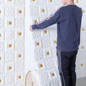 Home Improvement Stickers Design Home Decoration Interior Wall Panel 3D Foam Wallpaper