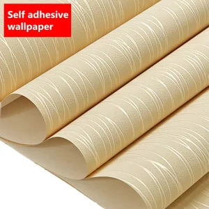 Home Light Luxury Rustic Floral Waterproof Non Woven Fabric Wall Decoration Wallpaper for Office Building