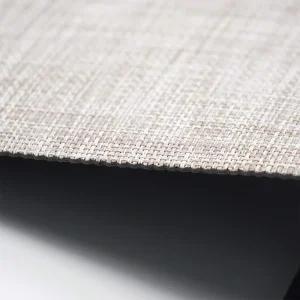 Hotel Room Fire Resistant Texture Fabric Vinyl Wall Covering Wallpaper