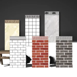 Household Modern 3D IXPE PET Wall Panel Self Adhesive Mould Proof Decorative Sticker Geometric Peel Stick Wallpapers DIY