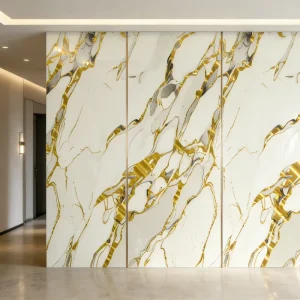 IXPE 3D Marble Wall Panel Self Adhesive Waterproof Wallpaper for Hotels