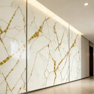IXPE 3D Marble Wall Panel Self Adhesive Waterproof Wallpaper for Hotels