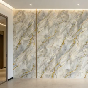 IXPE 3D Marble Wall Panel Self Adhesive Waterproof Wallpaper for Hotels