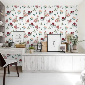 Indoor Decoration Wallpaper Dormitory Quick Install Renovation Refurbishment Self Adhesive Waterproof Wall Stickers European
