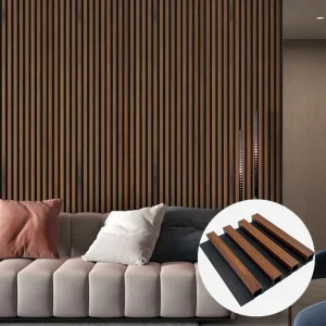 Indoor WPC Wall Paper 3D Home Wallpaper Light Weight Easy Install Wall Cladding Home Villa Hotel Lobby Wall Decor