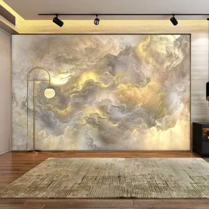 Industrial Geometric Waterproof Bedside Background Wallpaper Living Room Sofa Wall Cloth KTV Bar Live Photo Seamless Fabric