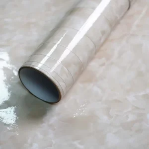 Interior Decoration Faux Marble PVC Materials Furniture Decor Roll Waterproof Indoor Outdoor Decorative Film