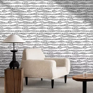 Interior Decoration Wallpaper Self Adhesive Peel and Stick Fabric Wallpaper for Wall Decoration