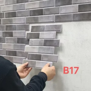 Interior Design Modern Geometric Waterproof Self-Adhesive Wallpaper Wall Sticker for Living Room Decor