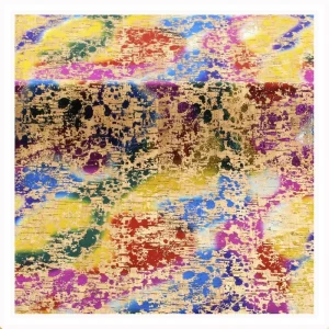 Iridescent Rainbow Exotic Cork Fabric Eco Friendly Natural T C Backing Replaceable Custom Portugal for Handbags Sandals